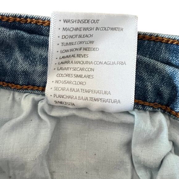 KANCAN Estilo‎ Mid Rise Cuffed Denim Jean Shorts Womens 5 Springbreak - Picture 5 of 5